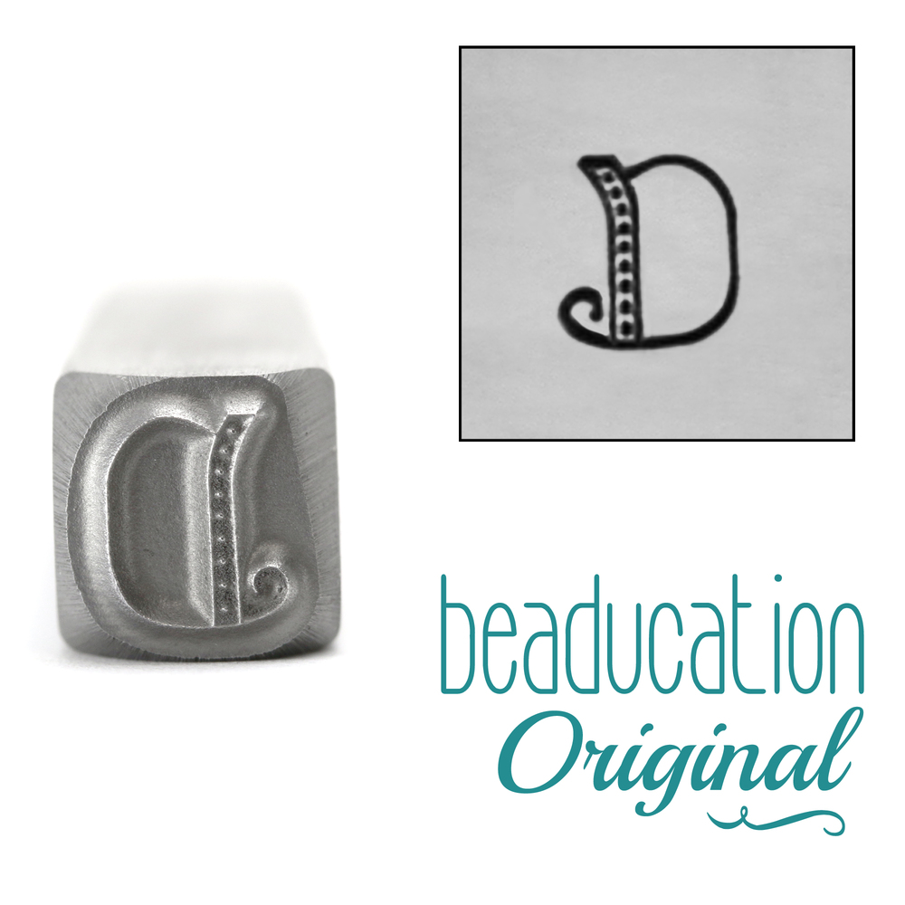 Metal Stamping Tools Kismet Letter "D" 7mm - Beaducation Original